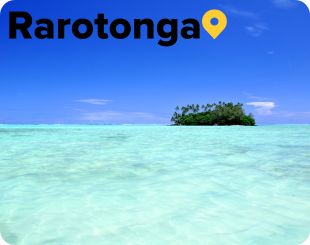 crystal clear waters Rarotonga