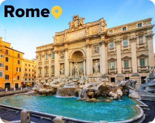 trevi fountain rome italy