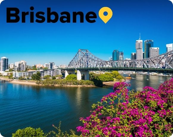 Brisbane river and skyline 