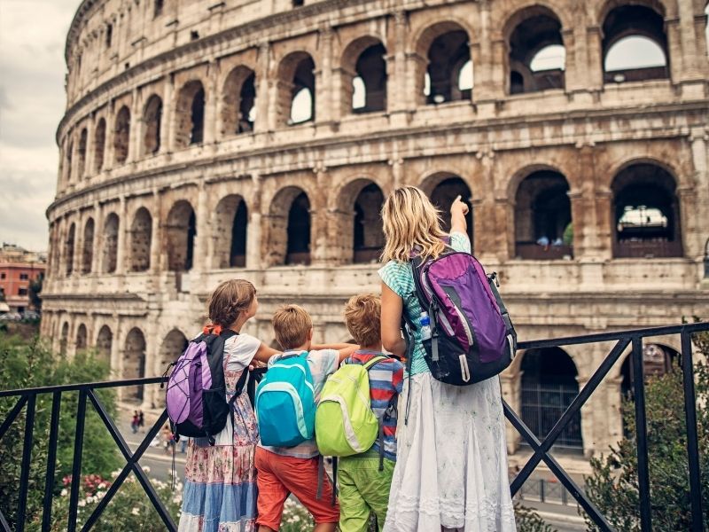 Rome-Family rome-statues
