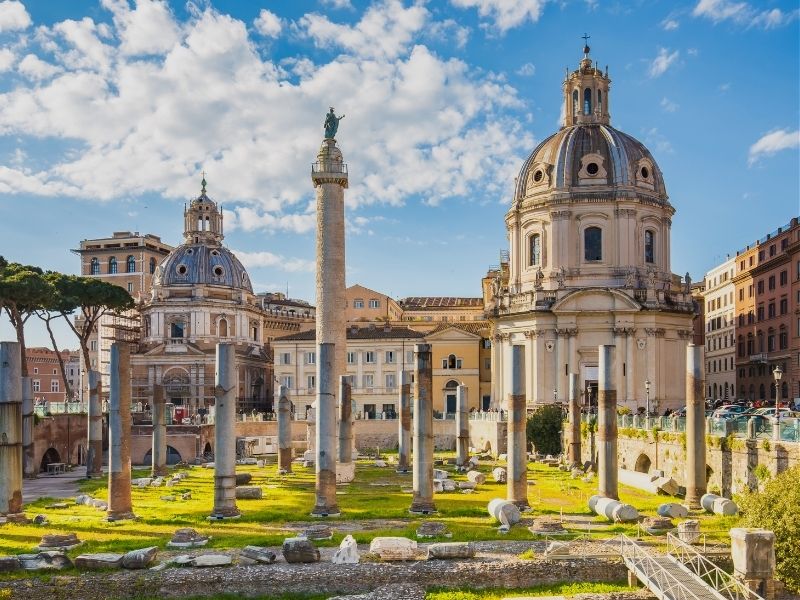 Rome-Ruins-Side old-town